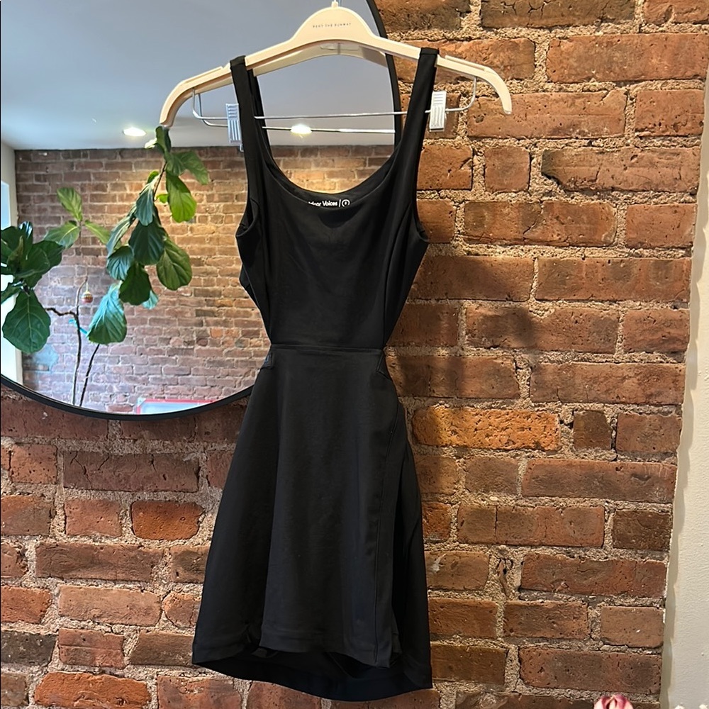 Outdoor Voices Court Dress in Black